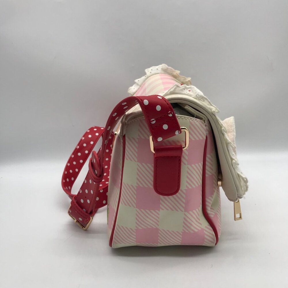 Strawberry Shortcake Polyester Gingham Bow Crossb… - image 3